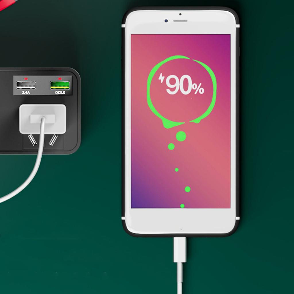 Reliable 3 in 1 Car Charger with 600W Power Inverter Convert DC 12V to AC 110V 220V with DualUSB Support QC3.0 Plug