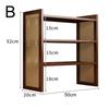 Popularna półka do przechowywania na biurko Mała prosta półka na biurko Biurko Mała biblioteczka Domowa biblioteczka