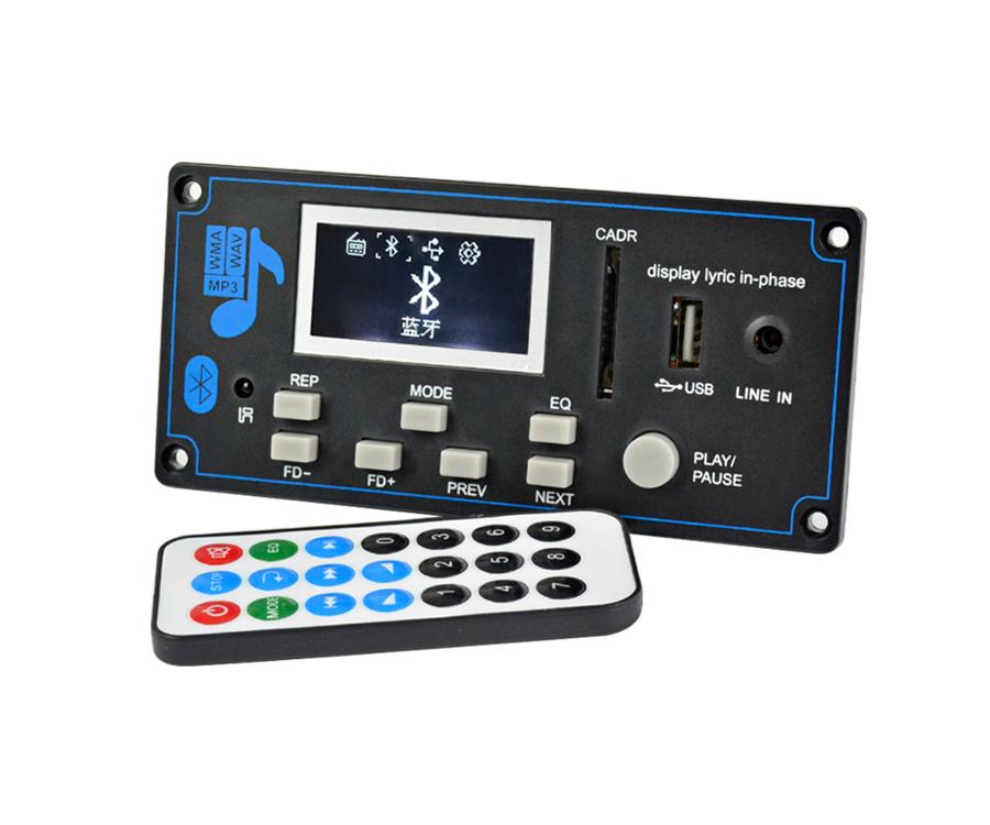 12V WAV WMA MP3 Dekodér Deska Bluetooth Audio Přijímač Dekodér Deska S Nahráváním Zvukový Zesilovač Modifikace DIY