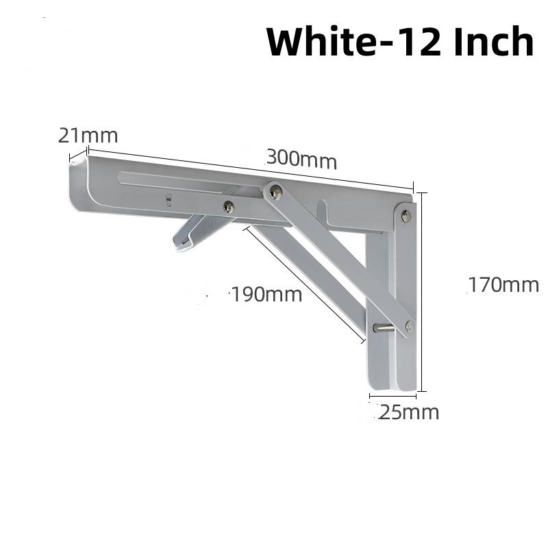 2/1Pcs Multiple Sizes Triangle Folding Angle Bracket Heavy Support Adjustable Wall Shelves Mounted Table Shelves Home Hardware