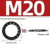 Carbon Steel Zinc-Plated Lock Washer with Inner and Outer Teeth