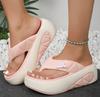 Fashion Women Flip Flops Summer Platforms Shoes Outdoor Indoor Slippers Shallow Sandals Increase Slippers Slides Women Tenis Femimino