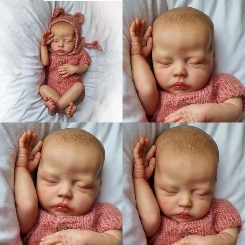 19in Npk Lifelike Reborn Baby Dolls Realistic Newborn Full Body Real Life Toys