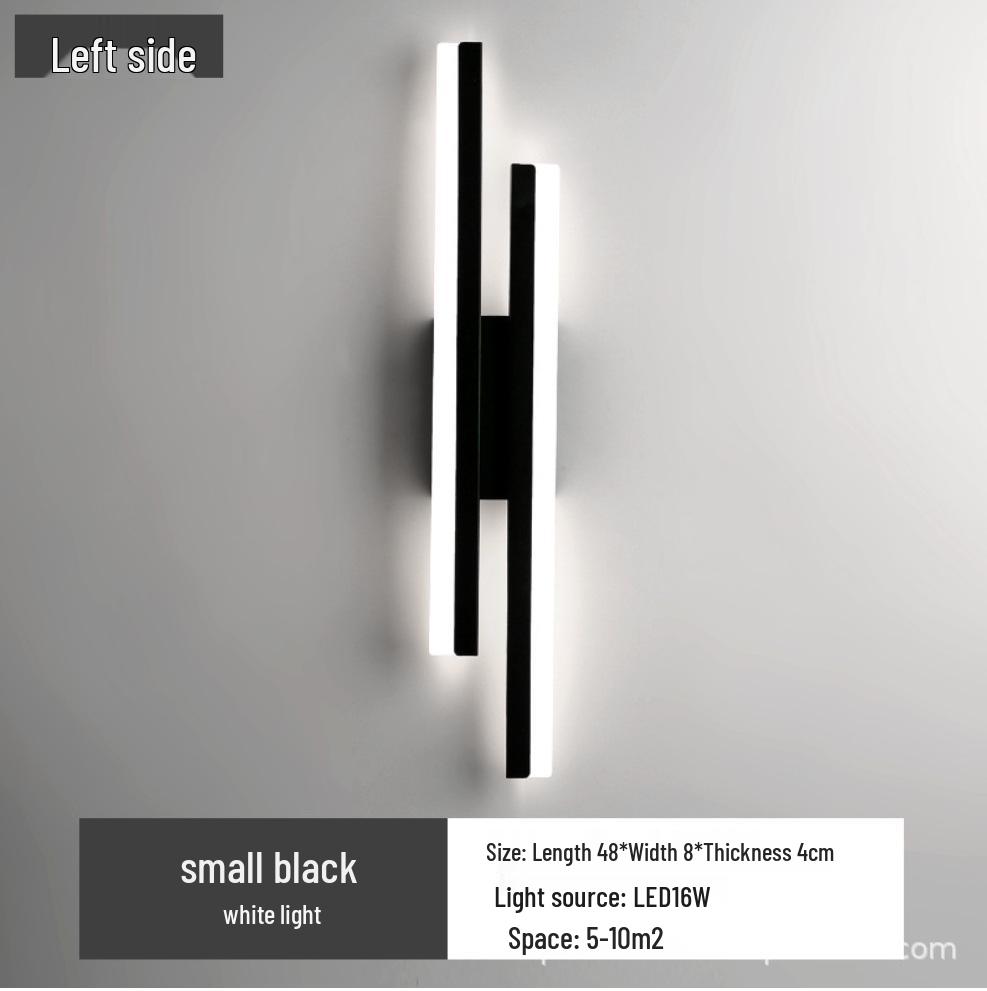 Modern Minimalist Acrylic Long Strip Wall Lamp for Bedroom