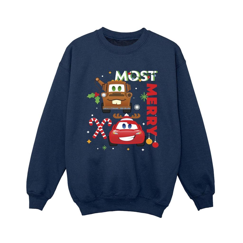 Cars Boys Most Merry Sweatshirt