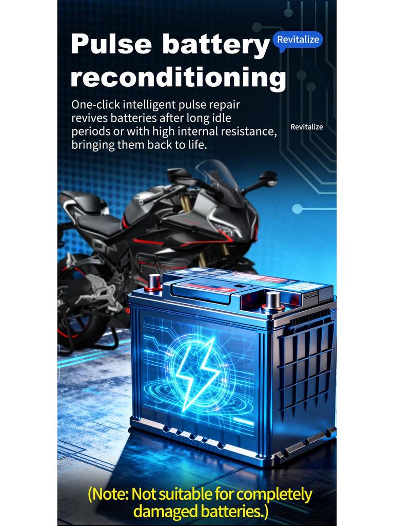 12V6A Intelligentes Batterieladegerät für Auto und Motorrad