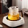 GIANXI Vertical Pattern Teapot Transparent High Borosilicate Glass Teapot Home Restaurant Transparent Brewing Teapot Cold Pot