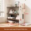 Miling 3-Tier Desktop Storage Shelf with Pegboard