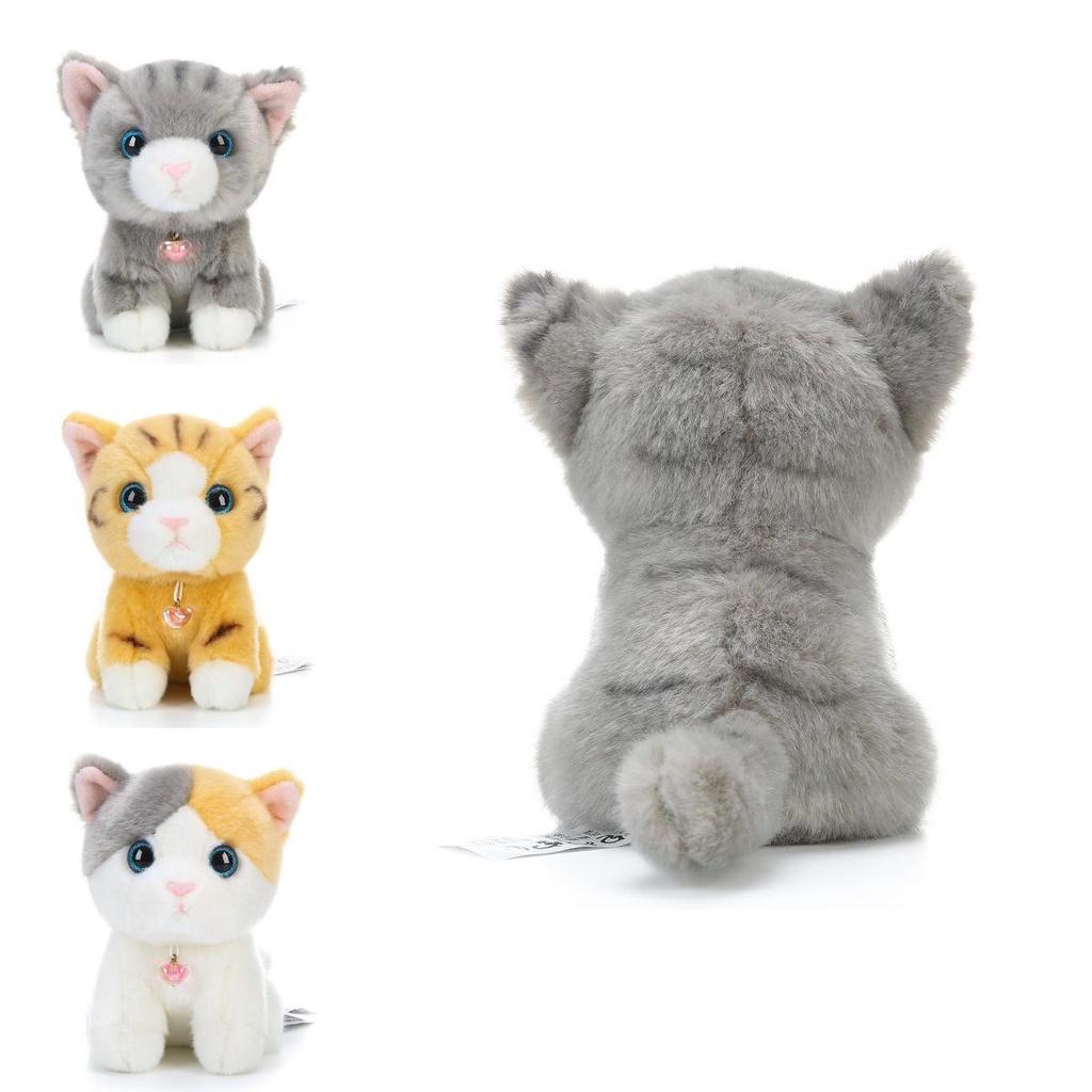 Adorable Simulation Siamese Shorthair Plush Cat Toy For Home And Room Decor