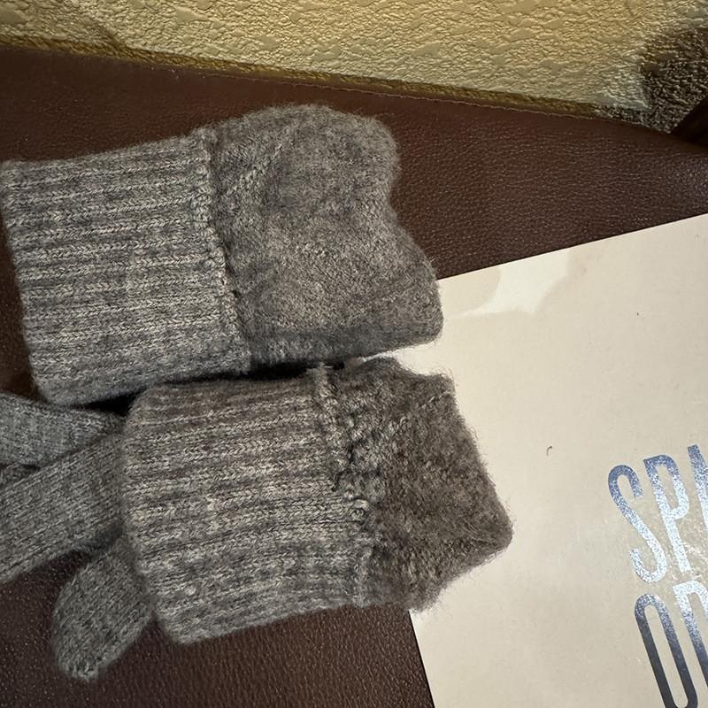 Winter Strick Herren Touchscreen Handschuhe Mit Atmungsaktiver Wolle Für Outdoor Radfahren