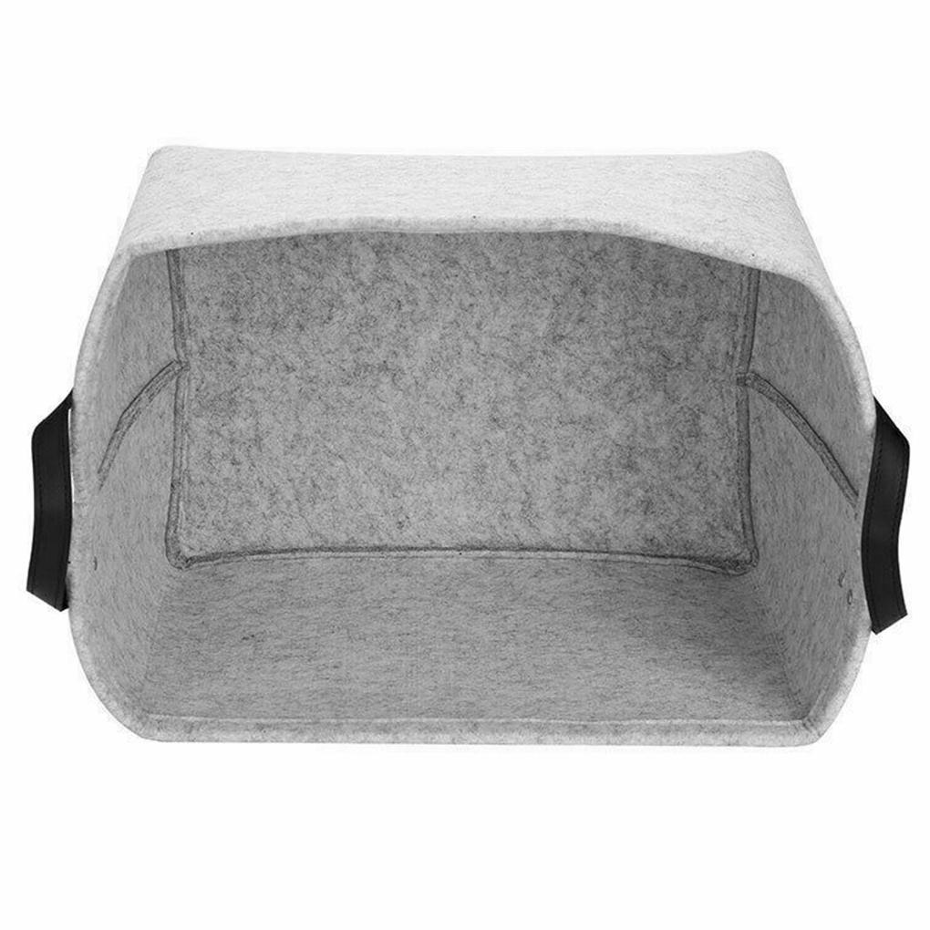 

Органайзер для сумок, войлочная переносная корзина, тканевая сумка для хранения, органайзер для спальни, корзина для багажника автомобиля серый