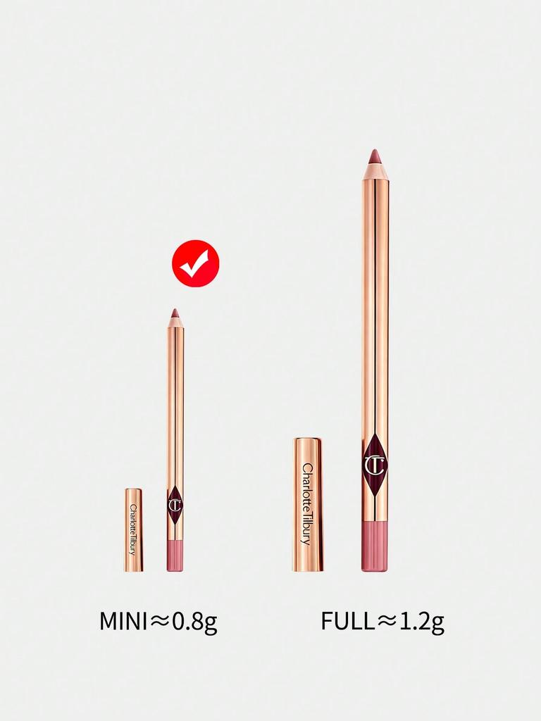 Charlotte Tilbury Lip Cheat Lip Liner Pencil Shade Pillow Talk 0.8g / 0.02 Oz