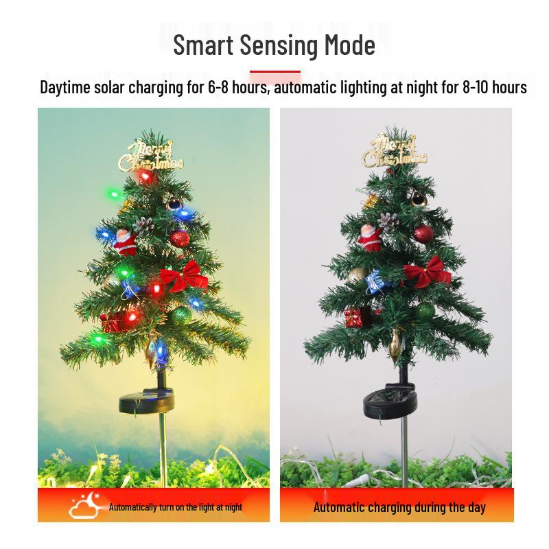 Outdoor LED Snowflake Solar Christmas Lawn Lights