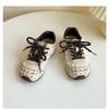 Korean Children Polka Dot Lace Sneakers Spring Autumn Casual Shoes Breathable Lightweight Girls