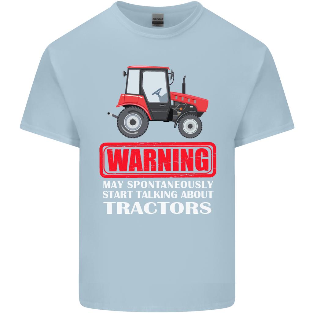Talking About Tractors Funny Farmer Farm Unisexs Light Cotton TShirt