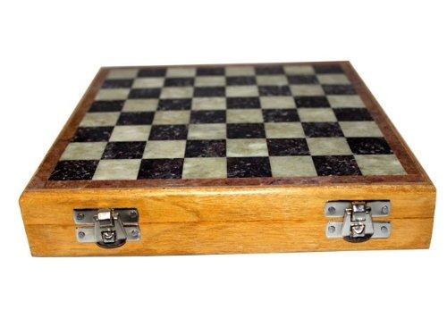 StonKraft 20 см x 20 см индийский мраморный шахматный набор с каменными фигурами ручной работы