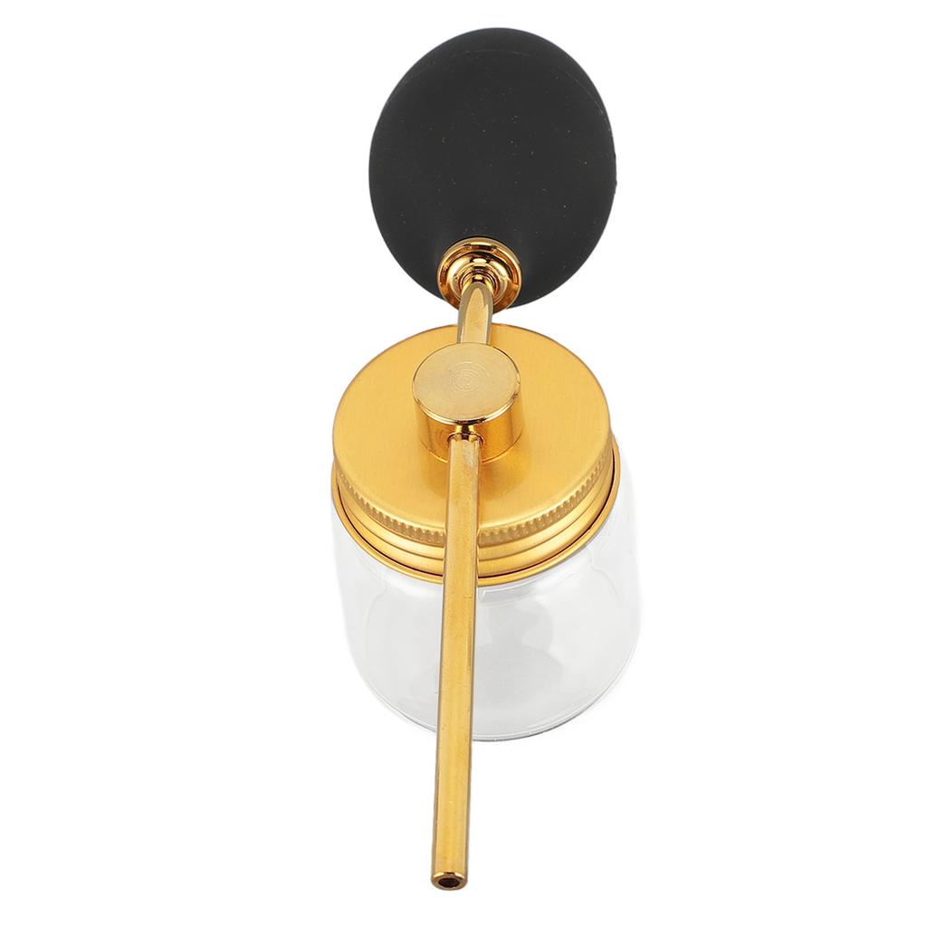 Hair Fiber Powder Spray Bottle Refillable Spray Pump Dispenser Portable Hair Fiber Applicator for Home Hair Salon Gold