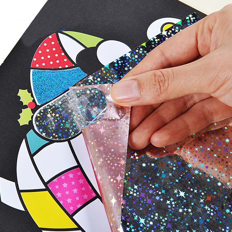 DIY Cartoon Magic Transfer Painting Crafts for Kids Arts and Crafts Toys for Children Creative Educational Learning Drawing Toys