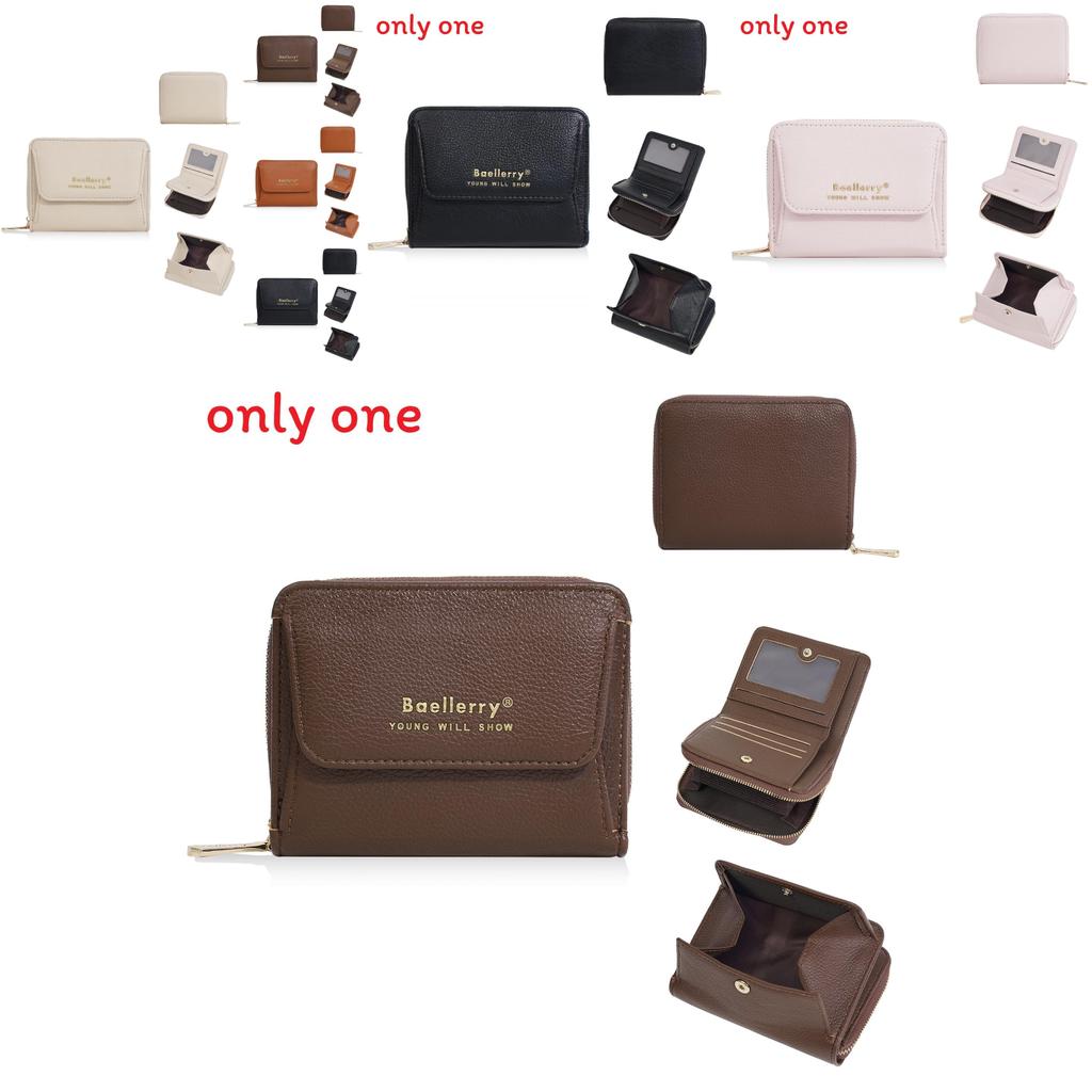 Fashionable And Minimalist Short Wallet With Letter Printing Design For Daily Use And Wearresistant Durability