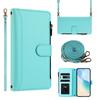 Crossbody Card Solt Zipper Wallet Book Case For Google Pixel 9 Pro XL 9A 8 8Pro 8A 7A 7 Book Pocket Bag Long Lanyard Stand Cover