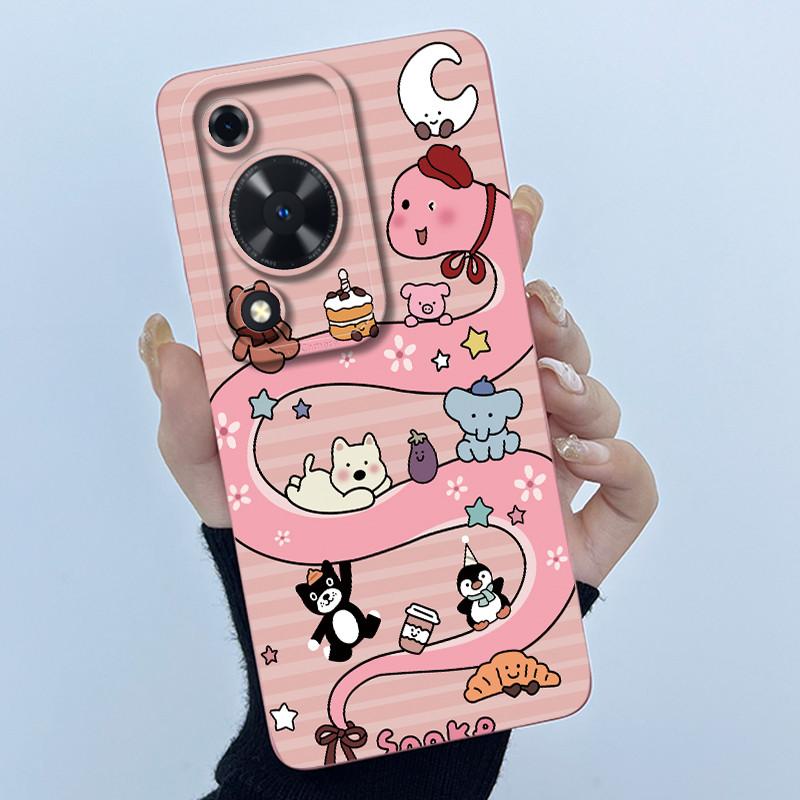 For Huawei Nova Y72 Phone Case Fashion Simplicity Flower Matte Silicone Shell For Huawei Nova Y72S Y63 Y 72 Back Cover Housing