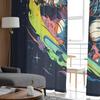 Sporty Astronaut Skateboard Sheer Curtains For Living Room Kitchen Window Curtains Bedroom Tulle Voile Curtains