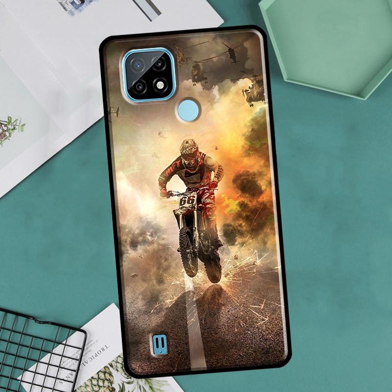 Moto Cross Motocicletă Sport pentru OnePlus 10 Pro 9 Pro 8T 9R Nord2 Husă pentru Realme 9 8 Pro 8i 9i C35 GT Neo 2 3 Master