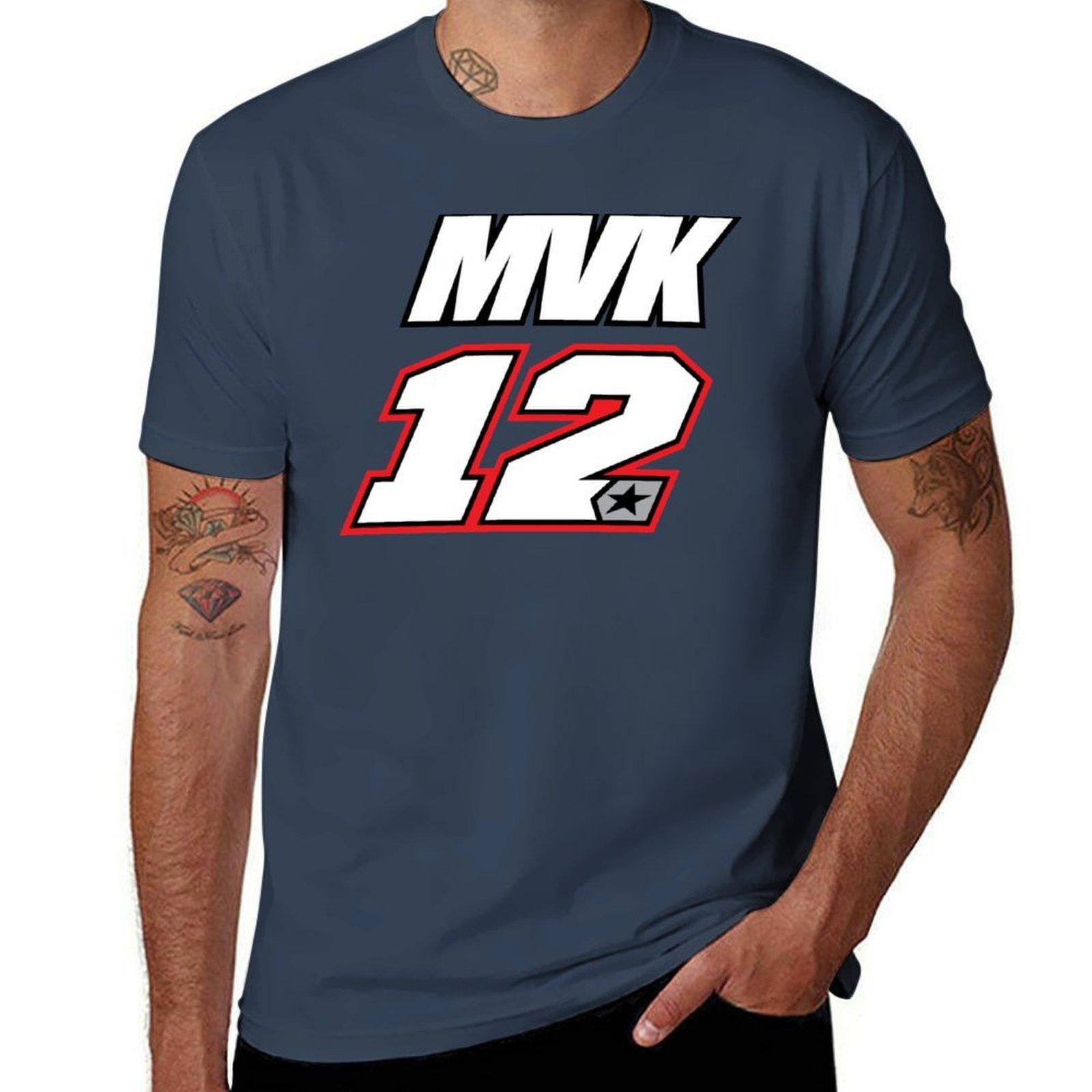 Maverick Viales 12 Tshirt Holiday Simple Tee Shirt S