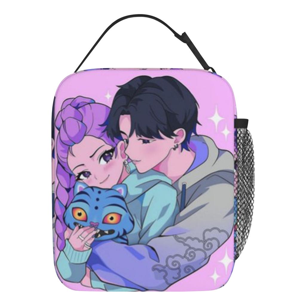 Lunch Bag Outdoor Picnic Lunch Box Retro Graphic Design Tote Food Bags Oxford Portable Insulated Cooler Bag