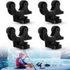 2x Summer Canoe Paddle Holder Track Mount Accessories Kayak Oar Holder Compatible for Fast Holding Paddle Fishing Gears