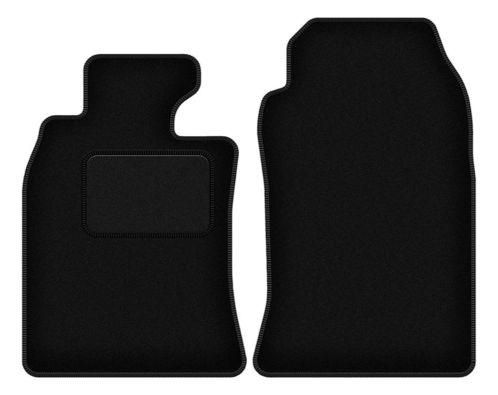 Black Front Floor Mats For: Mini Cooper R52 Cabrio (2004-2008)