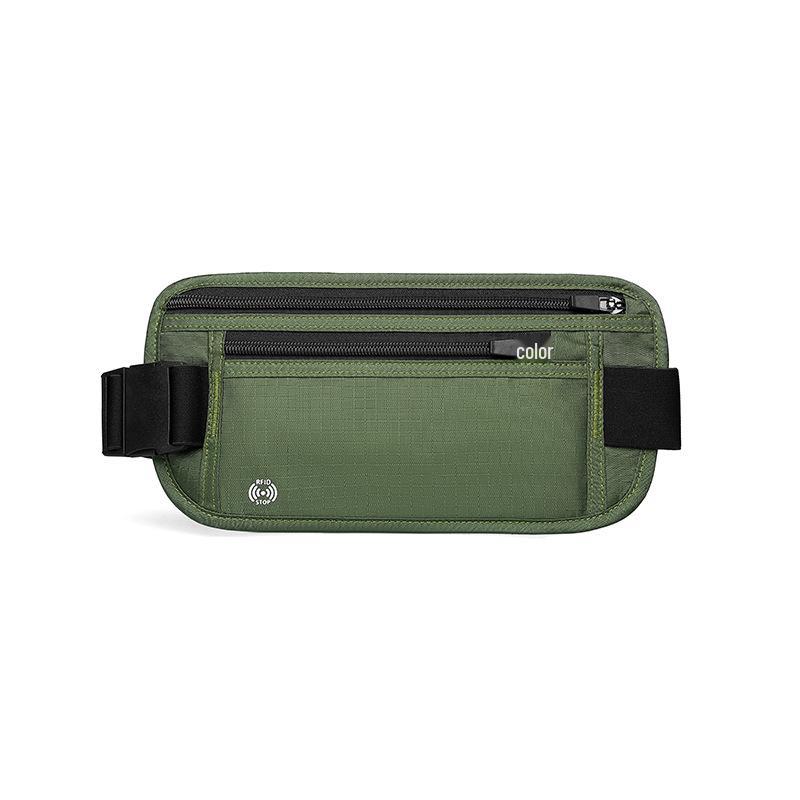 RFID Anti-Theft Waterproof Passport & Phone Waist Bag