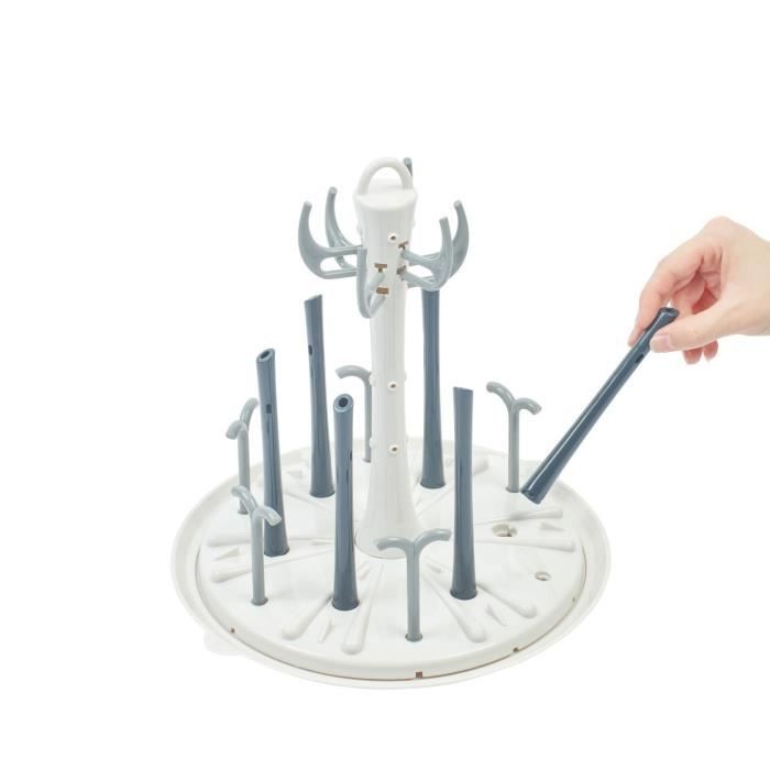 Sèche-biberons - BABYMOOV - Ultra-modulable - Jusqu'à 6 biberons et accessoires