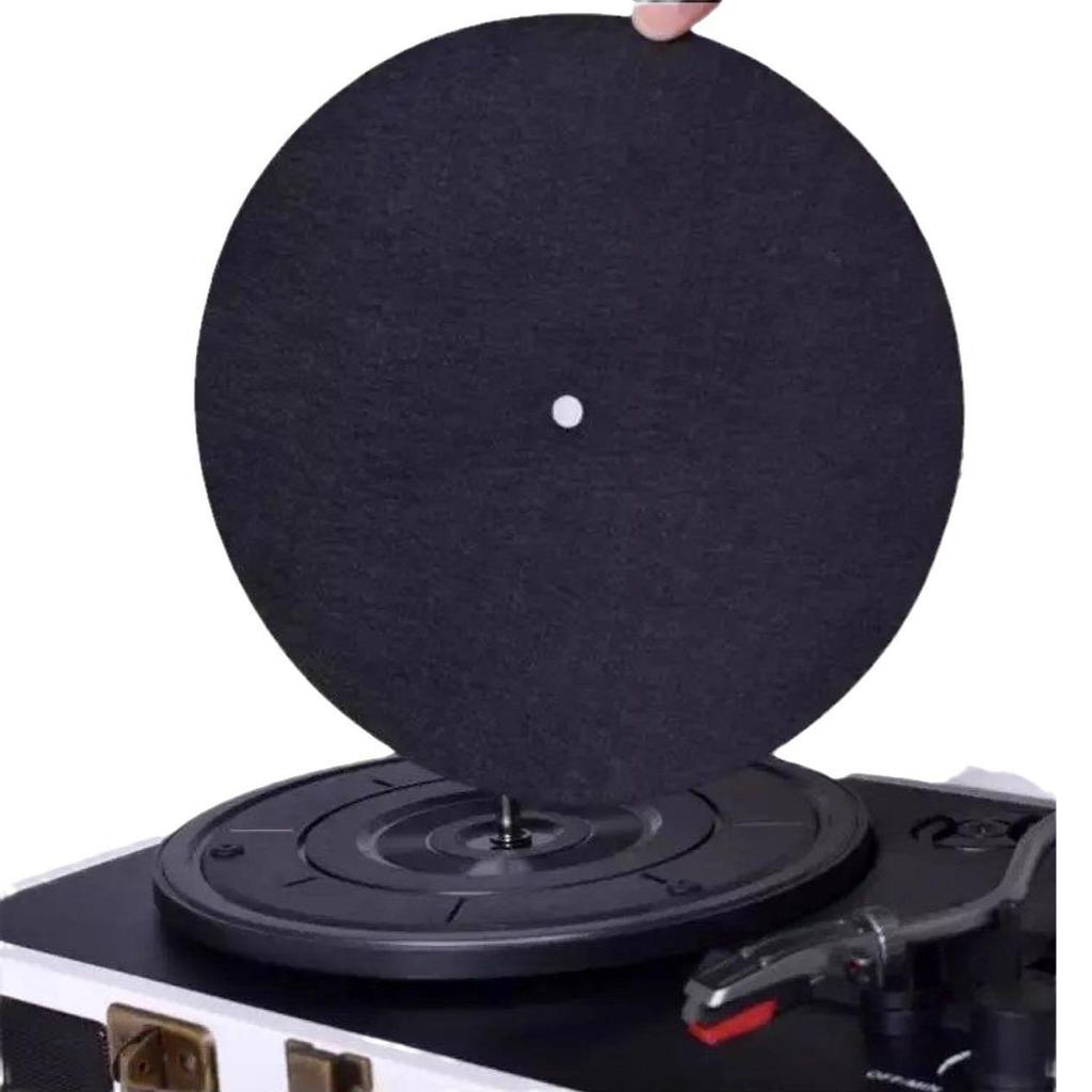 Vinyl Record Player Anti-Static Scratch-Proof Flannel Turntable Mat