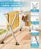 Clothes Drying Rack, X-shaped, Foldable, Extendable, No Installation Required, Large Horseshoe-shaped Windproof Hook, Indoor/outdoor Clothes Drying St
