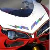 1 Pair Lightnings Motorcycle Sticker Reflective Car Decals Stickers For Motorcycle Gas Tank Waterproof DIY Motorcycle Decoration