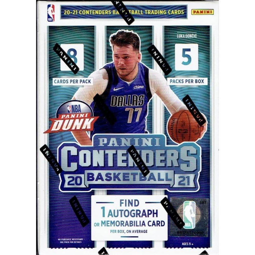 Used NBA 2020-21 Panini Contenders Basketball Card Blaster Box Panini Contenders Basketball Card Blaster Box