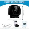 Wrist Blood Pressure Monitor,Automatic Blood Pressure Monitors Wrist with LED Touch Screen,Automatic Voice,Rechargeable Wrist BP Monitor Blood Pressur