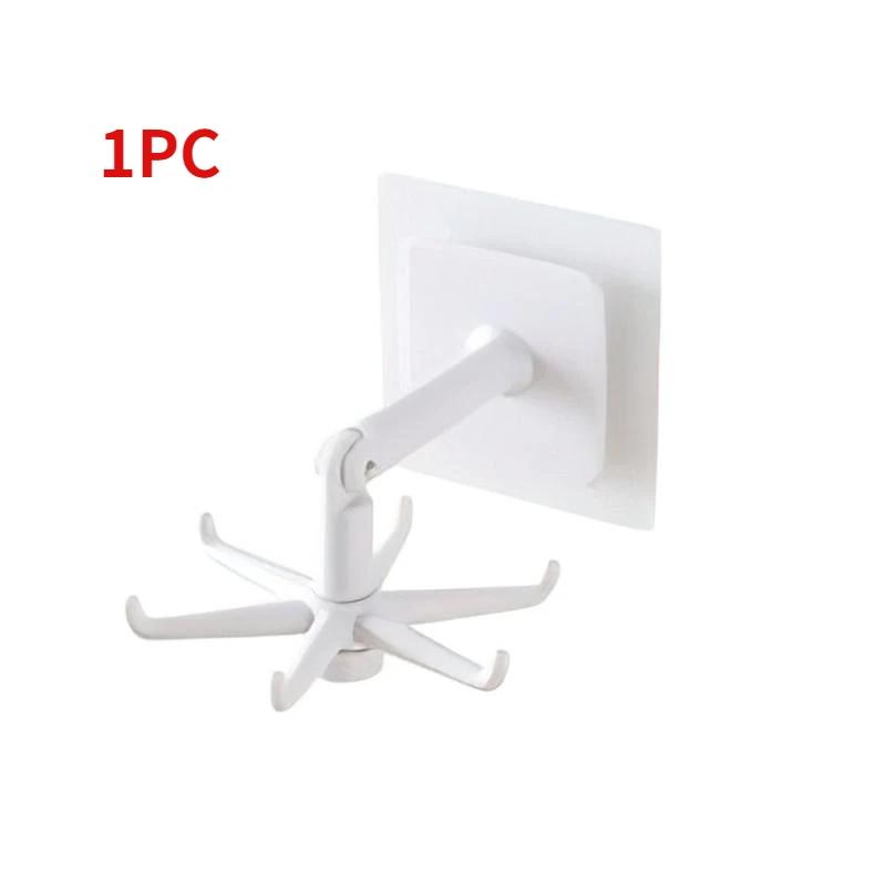 

Настенный крючок для кухонных гаджетов, аксессуаров для хранения вещей, для дома и декора, многофункциональный органайзер для ванной комнаты на 360 градусов, кухонные принадлежности M