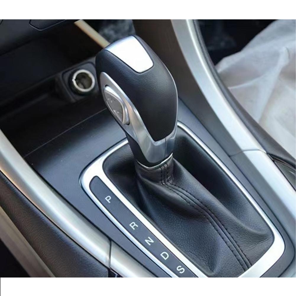 

For Ford Mondeo Fusion 1.5 2013-2017 Accessories DG9P-7L010CB Automatic Gear Shift Knob Handle With Button Black Silver