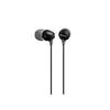 Ecouteurs intra-auriculaires - SONY - MDR-EX15AP - Noir - Télécommande universelle - 3 tailles d'embouts