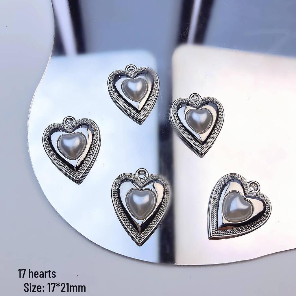 Cherry Moon Alloy Pendant Beaded Necklace & Bracelet DIY Kit