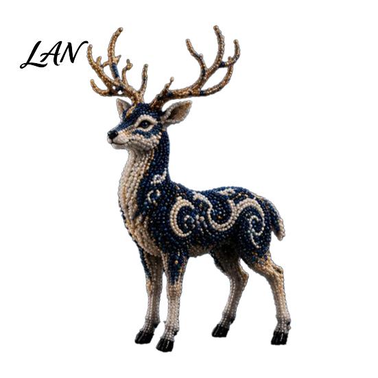 Kit di perline per animali Kit per creare, Disegni carini con stelle e luna, Kit fai-da-te con perline luna e stelle per principianti, Adulti Decorazione per la casa Set regalo fatto a mano