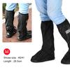 Motorcycle Scooter Bike Cycling Waterproof NOn Slip Shoes Cover for Rainy Snowy Day Black L