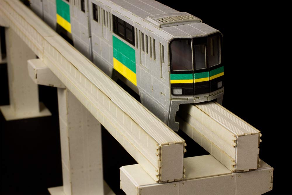 PLUM 05 A Certain Scientific Railgun T Academy City Monorail Scale Paper Craft PP098 Ani-Tecture 1/150