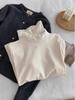 2025 French Lace Semi-High Neck Long Sleeve Shirt for Women - Autumn/Winter Style