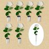 T02C!100PCS Plastic Flower Tubes Transparent Water Tube For Flowers, Reusable Flowers, Water Tubes