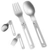 2 Sets, Creative Outdoor Forks and Spoons, Portable Folding Forks and Spoons, Travel Camping Tableware
