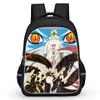 Dual Zipper Pockets, NARUTO Design Suitable For Boys&Girls, Durable 16-inch Lightweight Kids Cartoon Student Backpack Age 5-10.