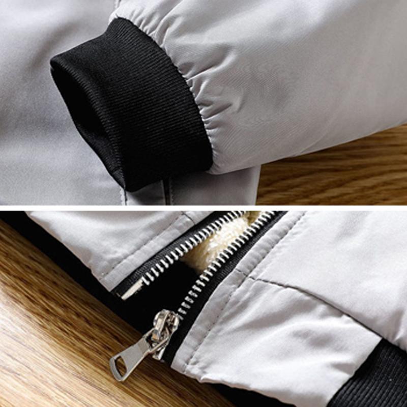 Негабаритная тонкая/толстая бархатная мужская куртка — фото 5